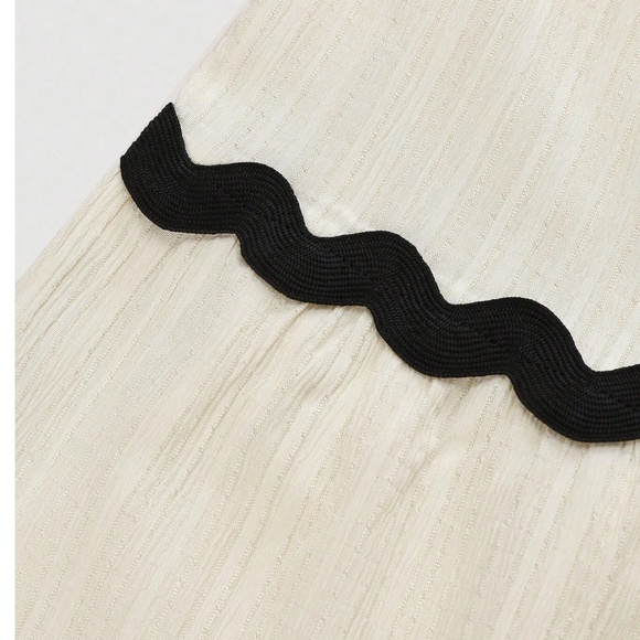 Boho Green Colorblock High Waist Maxi Skirt - Picture 9 of 11